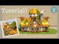 Minecraft Tutorial of Aesthetic Pumpkin Farmer House おしゃれなかぼちゃ農家の作り方 |マインクラフト｜Horohoro_minecraft