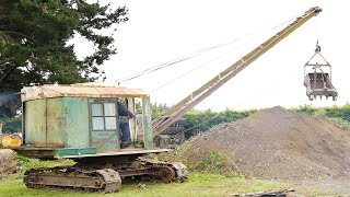 1940s Ruston Bucyrus 10-RB Dragline Excavator Working at the Southland Steam Engine Club in Brydone