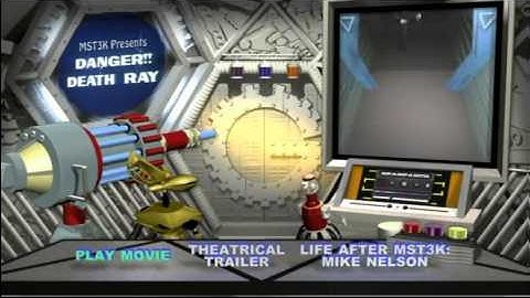 MST3K: Danger!! Death Ray DVD Menu