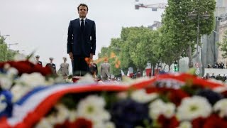 Un 8-Mai particulier pour Emmanuel Macron dans le contexte de la guerre en Ukraine • FRANCE 24
