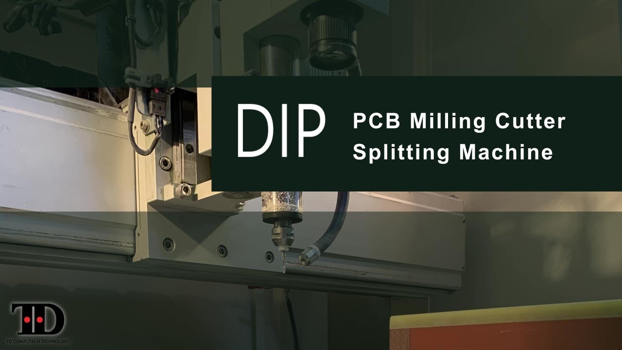 Pcb Spliting Machine PCB Milling cutter splitting Machine - YouTube