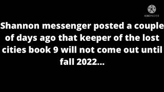 KOTLC BOOK 9 NEWS