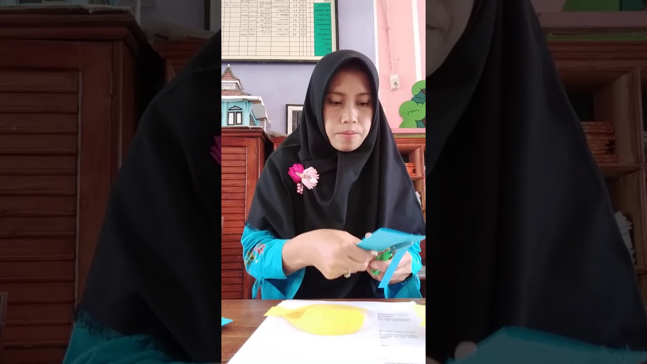 Menganyam bentuk ikan dengan origami YouTube
