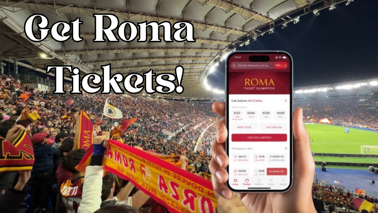 How to Book AS Roma Tickets (And What Match Day Feels Like) - YouTube