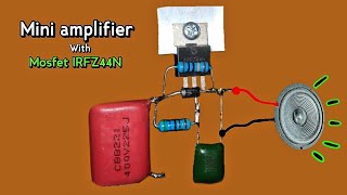 Super bass Amplifier Dengan Mosfet IRFZ44N