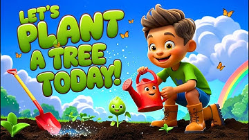 Dig a Hole, Plant a Tree! | Nature Song for Kids with Speech Delay | Smiley Rhymes | Sparkabilities