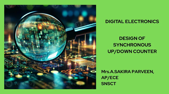 Design of Synchronous Up/Down counter | 23ECB221 - Digital Electronics | SNS Institutions