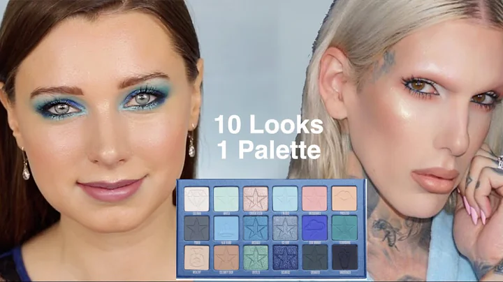 Jeffree Star Blue Blood 10 Looks 1 Palette tutorials