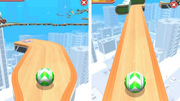 Sky Rolling Going Balls — All Levels Mobile Gameplay Walkthrough Android iOS part 84