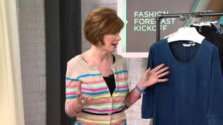 Liz Claiborne New York Knit Denim 3/4 Sleeve Dress on QVC
