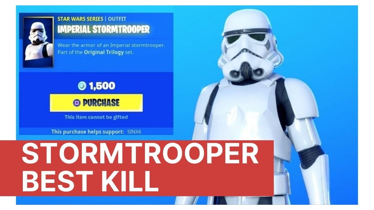 STAR WARS Stormtroopers Best Kill Fortnite Battle Royale YouTube