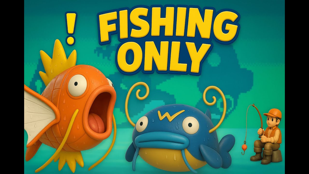 Can you Beat Pokémon Emerald FISHING Only 