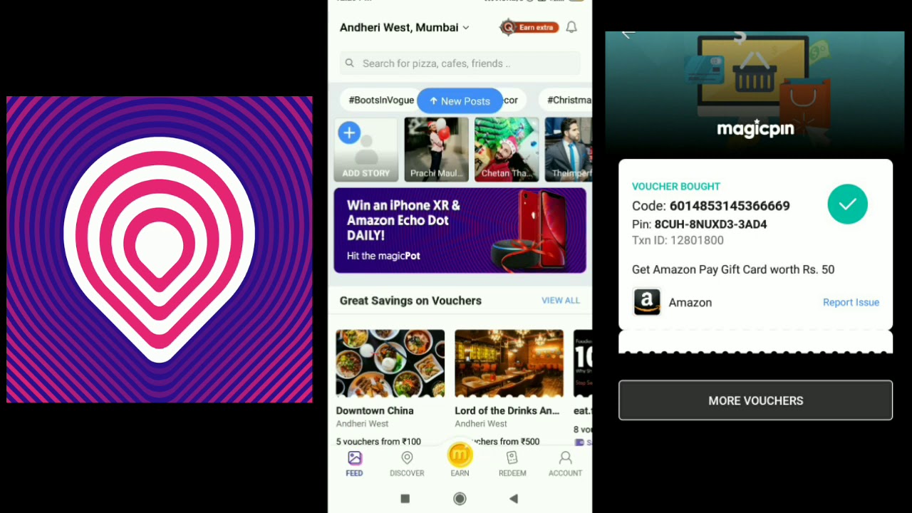 Magicpin free Amazon voucher