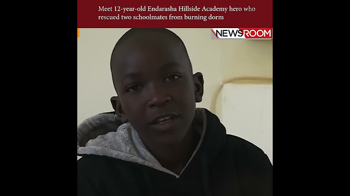 Meet 12-year-old Endarasha Hillside Academy hero who rescued two schoolmates from burning dorm