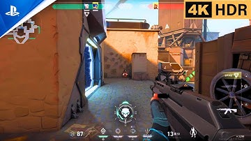 (PS5) VALORANT Console Closed Beta Bind Map Gameplay | 4K 60 FPS HDR