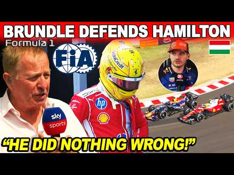 Video Martin Brundle DEFENDS Lewis Hamilton After Hungary Chaos: Ferrari Let Him Down!