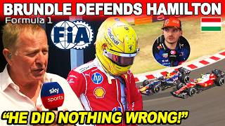 Martin Brundle DEFENDS Lewis Hamilton After Hungary Chaos: “Ferrari Let Him Down!”