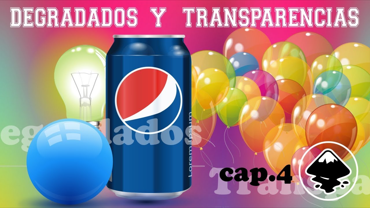 Curso Inkscape cap. 4 Los Degradados y las Transparencias