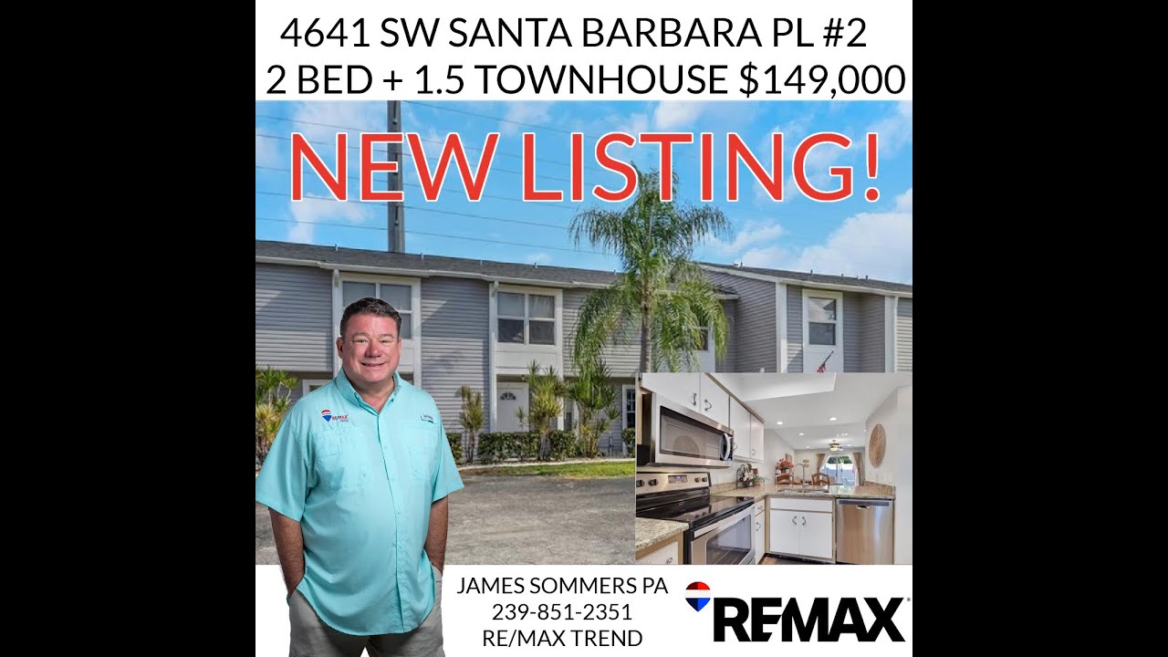 New Listing $149,000 Cape Coral Townhouse