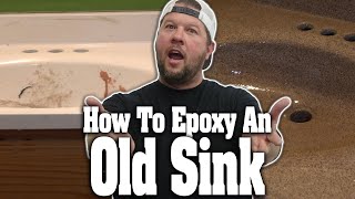 Epoxy Resin UPGRADE your sink! DIY Bathroom Projects by Knotty Artisan 4,226 views 6 months ago 12 minutes, 40 seconds