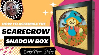 Fall Svg Shadow Box, Scarecrow Pumpkin Patch 3D Layered Shadowbox
