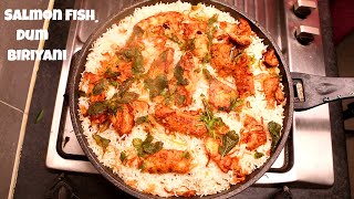 Step by step Salmon fish biriyani recipe | Perfect  Salmon Fish Biriyani | Fish Biryani Recipe