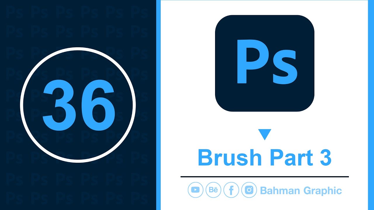 کۆرسی ئەدۆبی فۆتۆشۆپ | Brush part3 |  وانەی سی وشەش