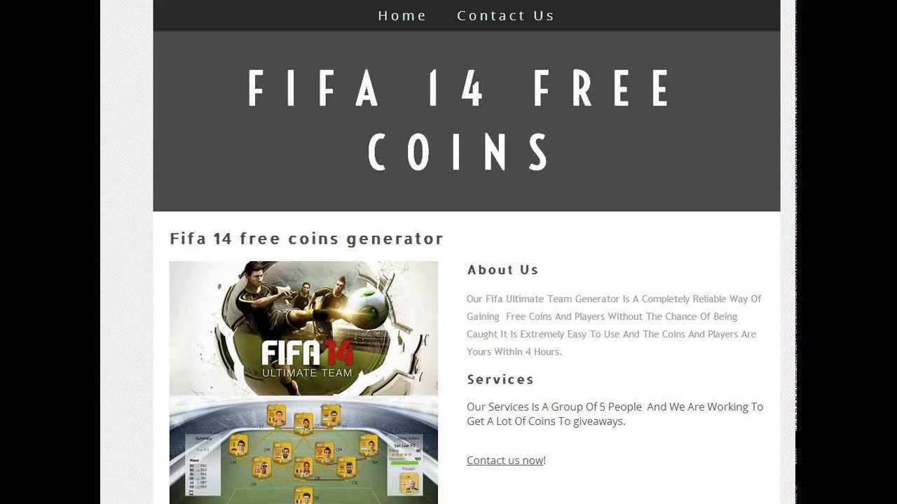 Fifa 14 Coins Generator