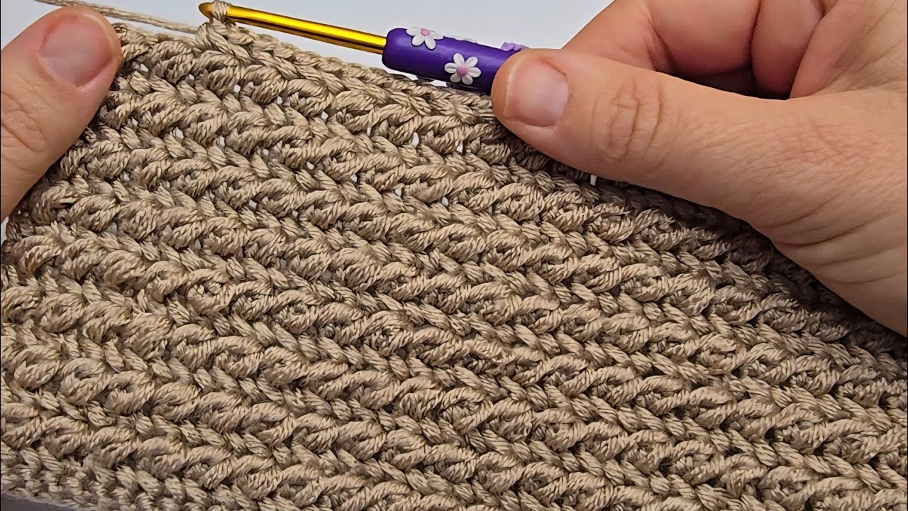 FANTASTIC!🧶🤎 Very Simple and Beautiful Crochet pattern/ Crochet baby blanket