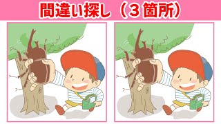 【間違い探し】間違い探し博士からの挑戦状！挑戦者もとむ！違いが見つかったらスッキリ！【Spot the Difference】