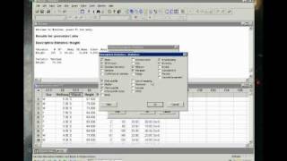 Basic Descriptive Statistics in Minitab