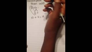 Decompose to Make 10, Then Add