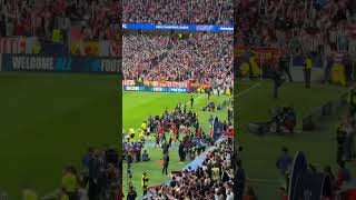 When Fans Go TOO Far Celebrating 😂🔥 #Crazy #Football