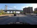 ⁴ᴷ⁶⁰ Driving in NYC from Queens to Wall Street via FDR Drive and Back (May 14, 2020)
