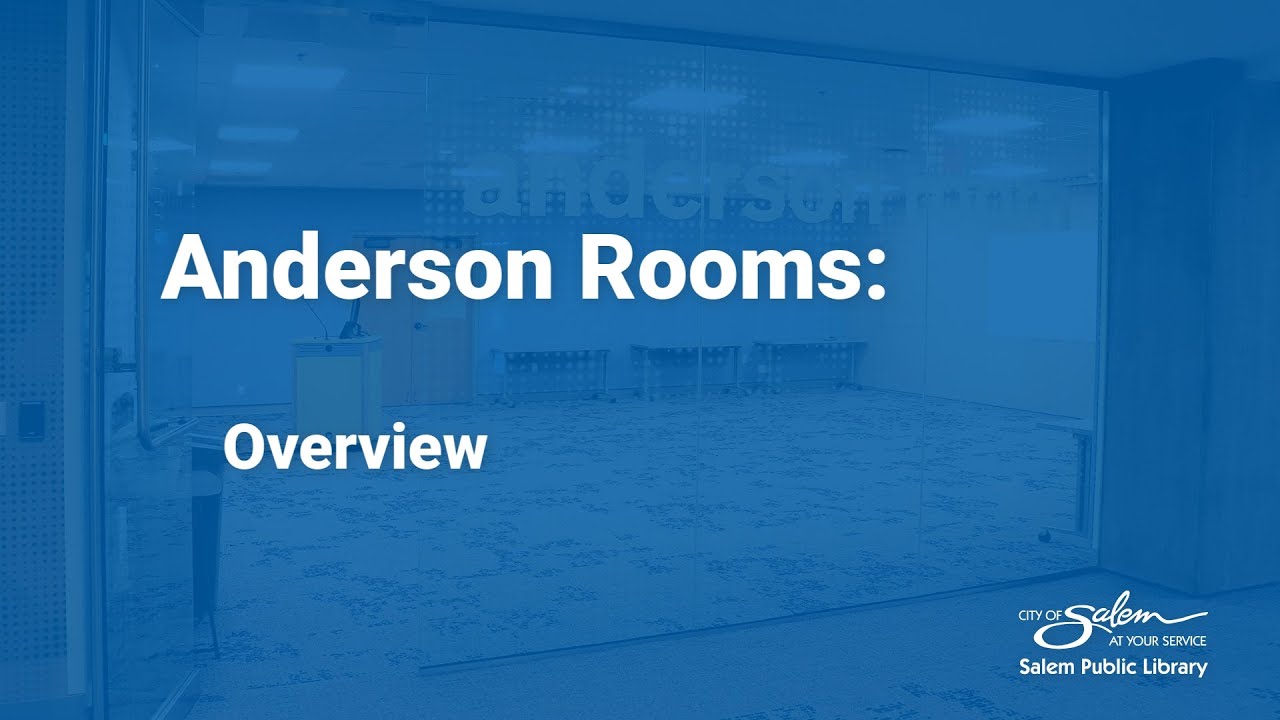 Salem Public Library Anderson Rooms: Overview