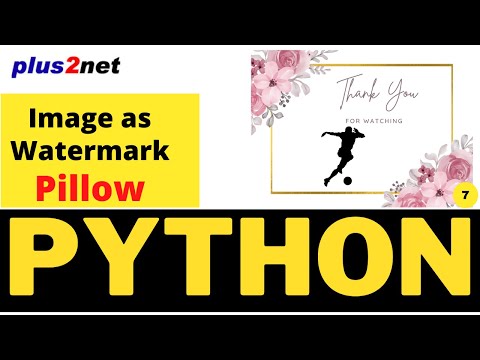 Adding Watermark using Images by Pillow library