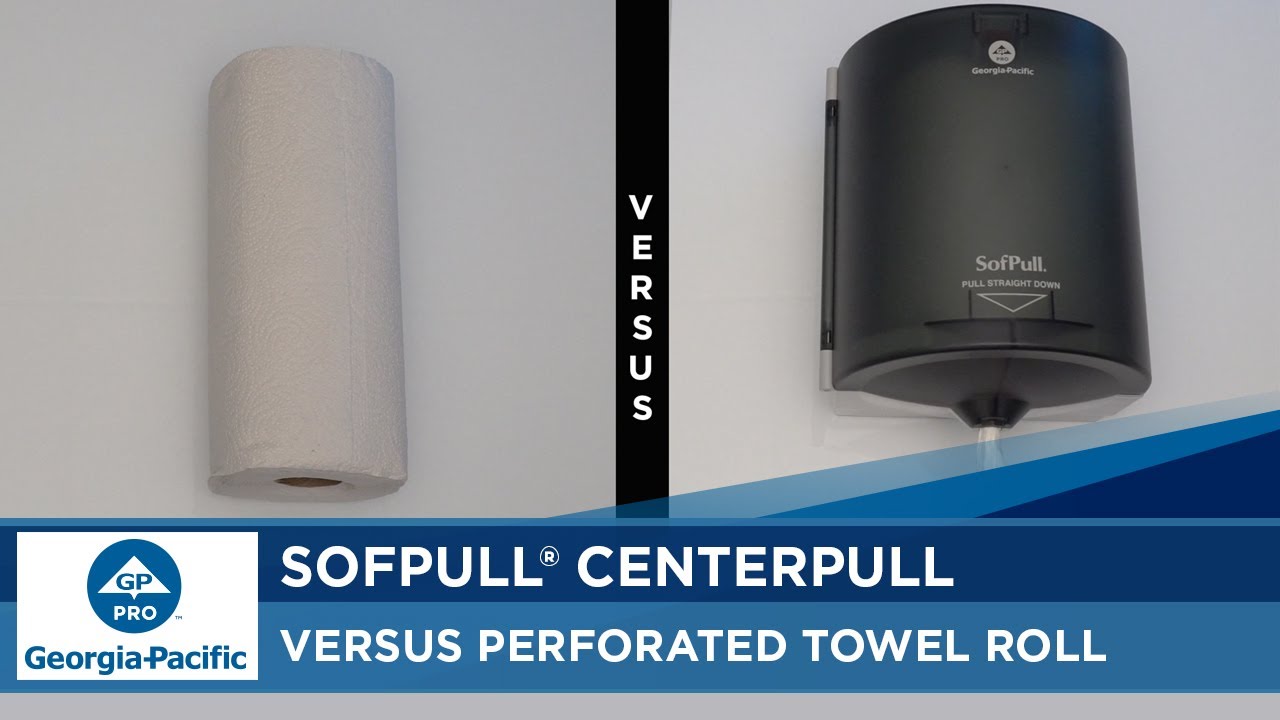 GP PRO SofPull® Centerpull vs Perforated Roll Towels