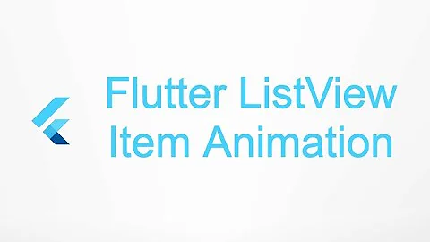 Flutter ListView Item Animation (Speed Code).