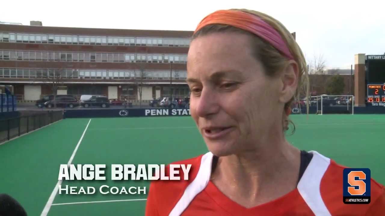 WATCH: Head Coach Ange Bradley recaps NCAA Quarterfinal win – Syracuse Field Hockey