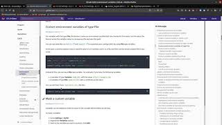 File-type env. variable for ECS deployment