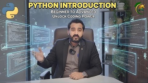 Python Introduction Video | Python Full Course for Beginners | Learn Python Basic to Advanced