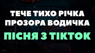 ТЕЧЕ ТИХА РІЧКА, ПРОЗОРА ВОДИЧКА (ТІКТОК) - НАД БУГОМ, РІКОЮ