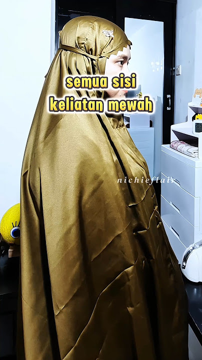 semua sisi keliatan mewah 😍 link di bio & description #mukenadewasa #mukenasuteravelvet #alluna