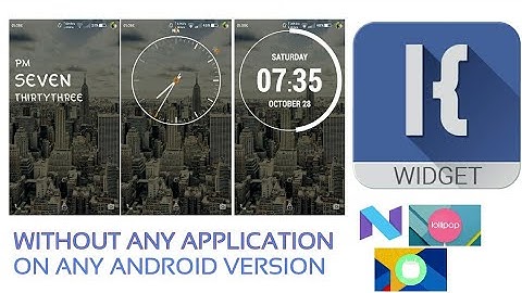 How to change LOCK SCREEN CLOCK STYLE on ANY ANDROID VERSION