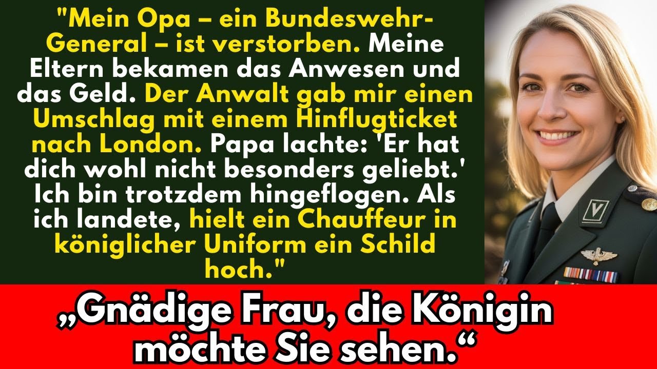 Mein Vater verspottete mein Erbe – bis die Königin in London auf mich wartete