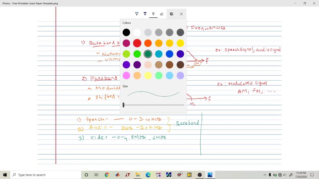 Communication Frequencies | Base band | Band pass| Speech| Audio | AM | FM | Television | Mobile |