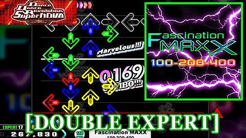 [NOTE] 【DDR SN】 Fascination MAXX / 100-200-400 [DOUBLE EXPERT] 譜面確認+Clap
