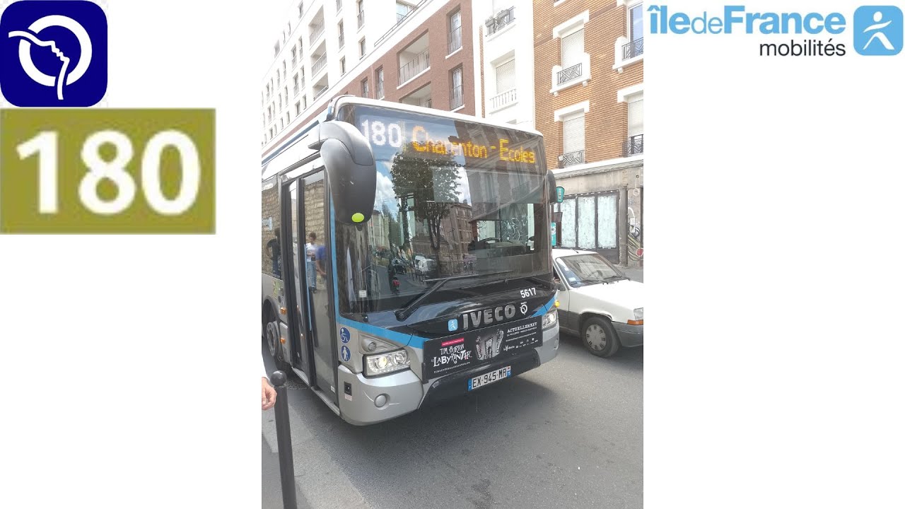 [RATP] Ligne 180 en Urbanway 18 Hybride / Line 180 by Urbanway 18 ...