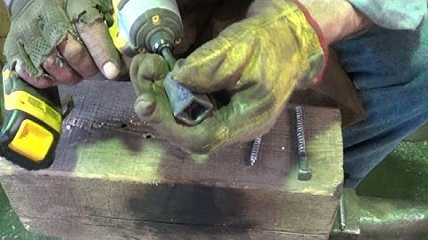 Blacksmithing - Need A Tool Make A Tool - Square Socket From Hex   Language Alert