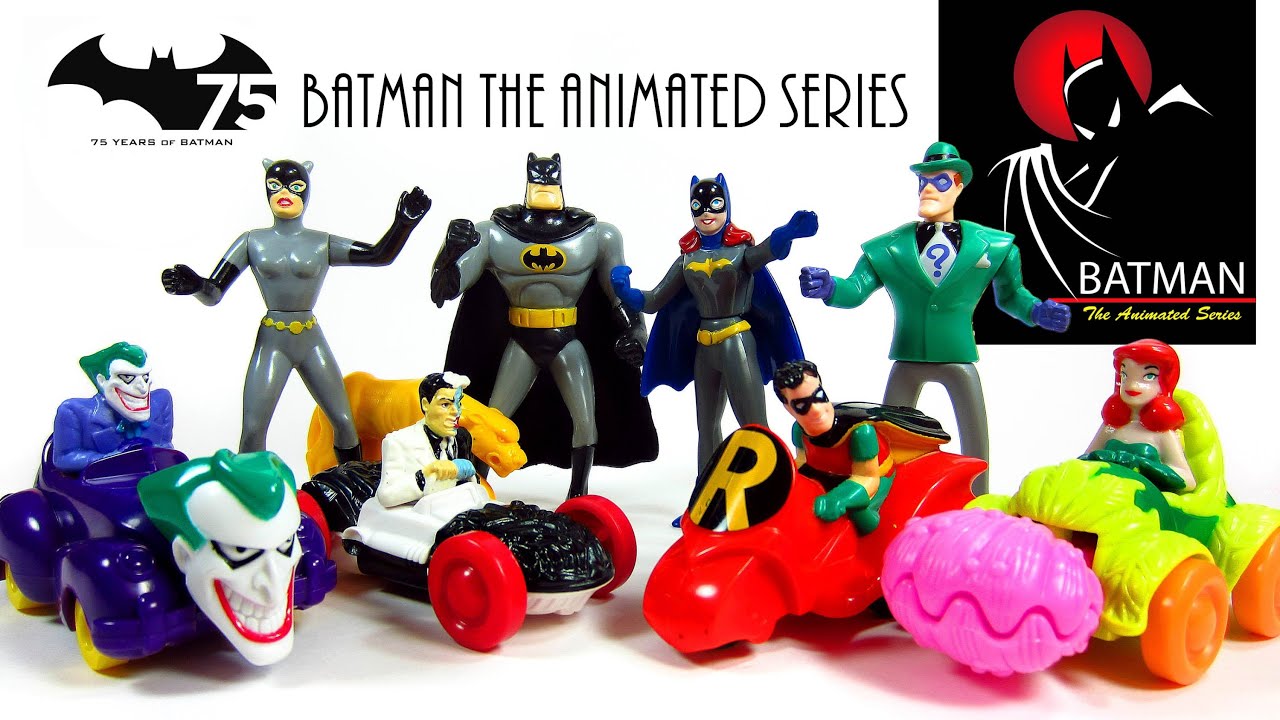 Batman The Animated Series McDonald's 1993 Happy Meal Toys #1-8 Complete  Video Review - YouTube